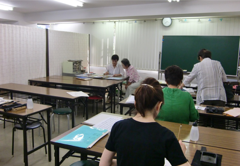 書道教室の様子